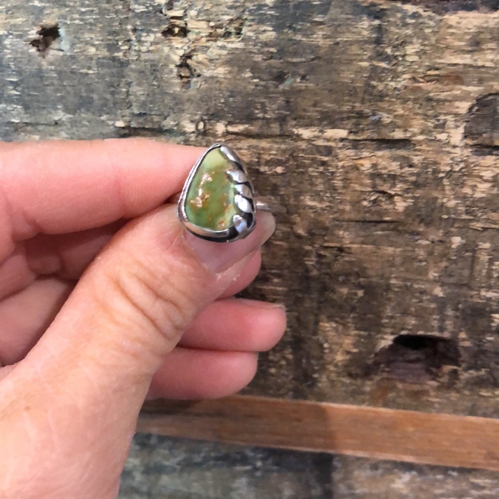 Turquoise Fern ring size 5.5 - Picture 4 of 4